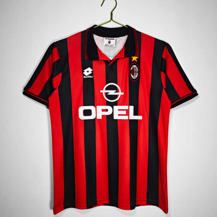 AC Milan Hemmatröja 1996/97 Retro Fotbollströja
