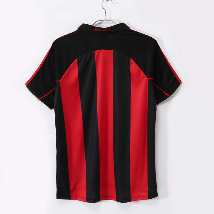 AC Milan Hemmatröja 2000/02 Retro Fotbollströja