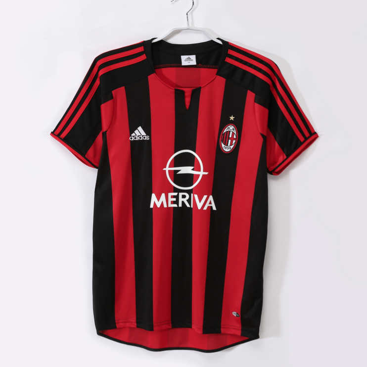 AC Milan Hemmatröja 2003/04 Retro Fotbollströja