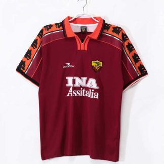 AS Roma Hemmatröja 1998/99 Retro Fotbollströja