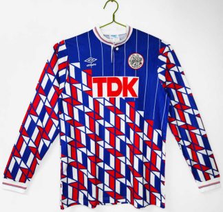 Ajax 1989/90 Retro Bortatröja – Klassisk Långärmad Fotbollströja