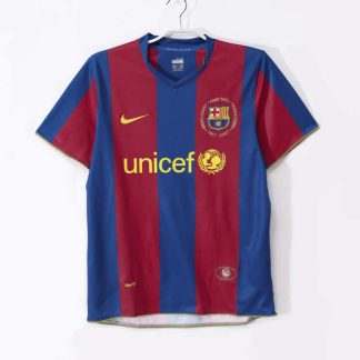Barcelona Hemmatröja 2007/08 Retro Fotbollströja