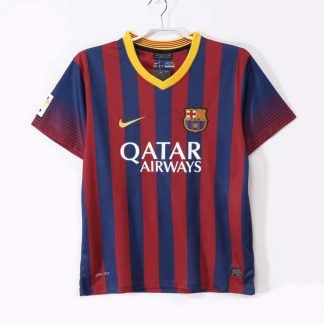 Barcelona Hemmatröja 2013/14 Retro Fotbollströja