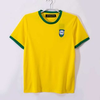 Brasilien 1970 Retro Hemmatröja – Klassisk Fotbollströja
