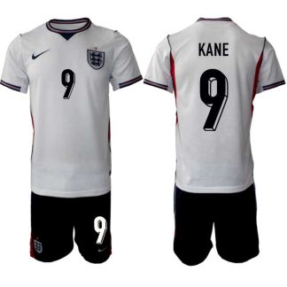 England VM 2026 Hemmaställ Harry Kane #9 Herr – Fotbollströja + Shorts