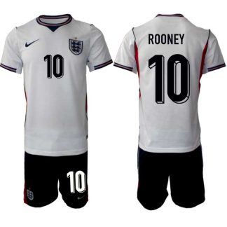 England VM 2026 Hemmaställ Wayne Rooney #10 Herr – Fotbollströja + Shorts