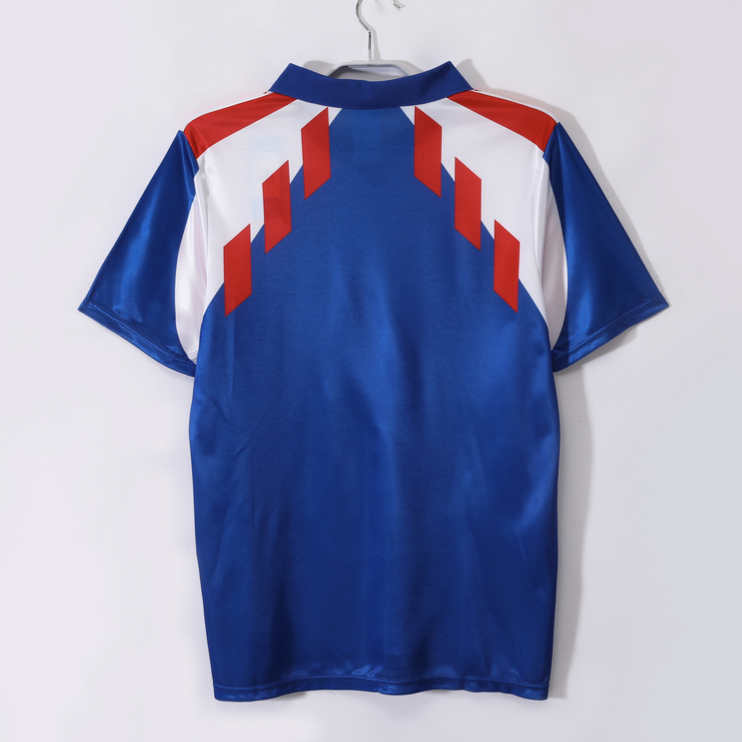 Frankrike VM 1990 Retro Hemmatröja – Klassisk Fotbollströja