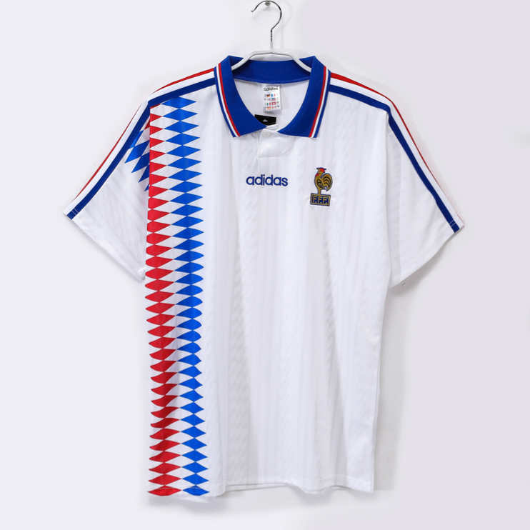 Frankrike VM 1994 Retro Bortatröja – Klassisk Fotbollströja