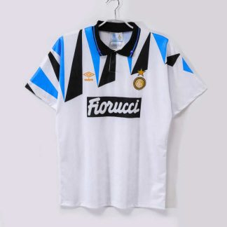 Inter Milan 1992/93 Retro Bortatröja – Klassisk Fotbollströja