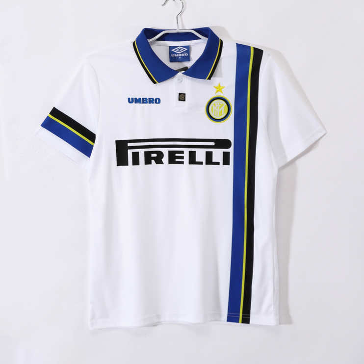 Inter Milan 1997/98 Retro Bortatröja – Klassisk Fotbollströja