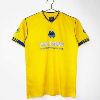 Iron Maiden 2008 Retro Bortatröja Gul – Klassisk Fotbollströja