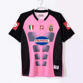 Juventus 2002/03 Retro Bortatröja – Rosa Klassisk Fotbollströja