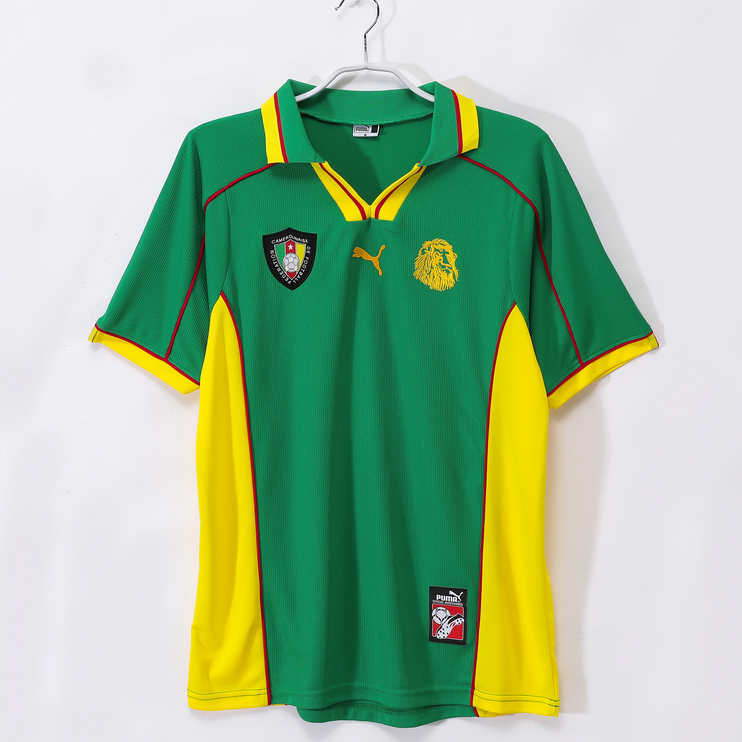 Kamerun 1998/99 Retro Hemmatröja – Klassisk Fotbollströja