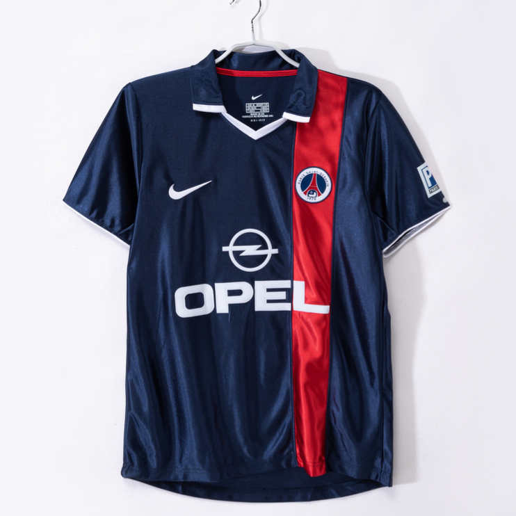 Paris Saint-Germain Hemmatröja 2001/02 Retro Fotbollströja