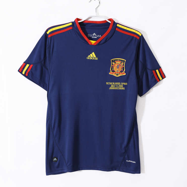 Spanien VM 2010 Retro Bortatröja – Klassisk Fotbollströja