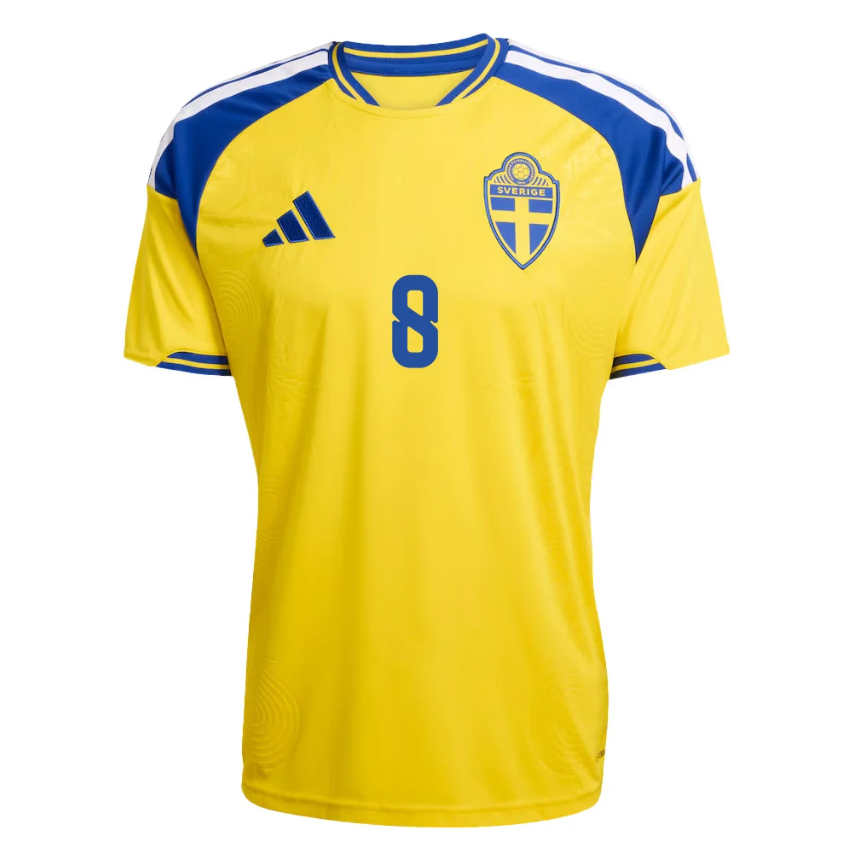 Sverige VM 2026 Hemmatröja Daniel Svensson 8 Herr Fotbollströja