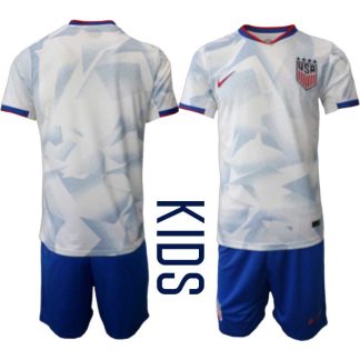 USA VM 2026 Hemmaställ Barn - Fotbollströja + Shorts (Kortärmad)