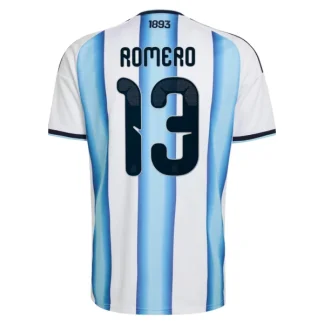 Argentina Hemmatröja VM 2026 Herr – Cristian Romero #13 Fotbollströja