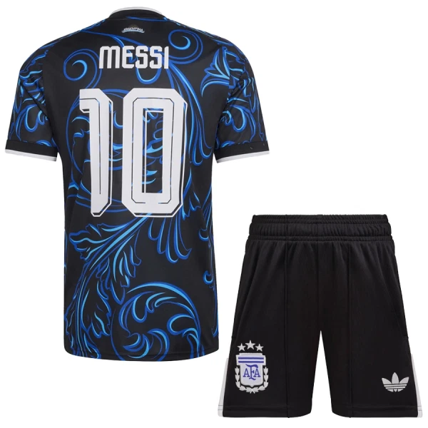 Argentina Landslagströja VM 2026 Bortaställ Barn Lionel Messi #10 – Fotbollsset Tröja + Shorts