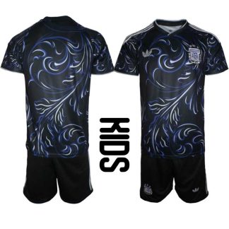Argentina VM 2026 Bortaställ Barn – Fotbollsset Tröja + Shorts