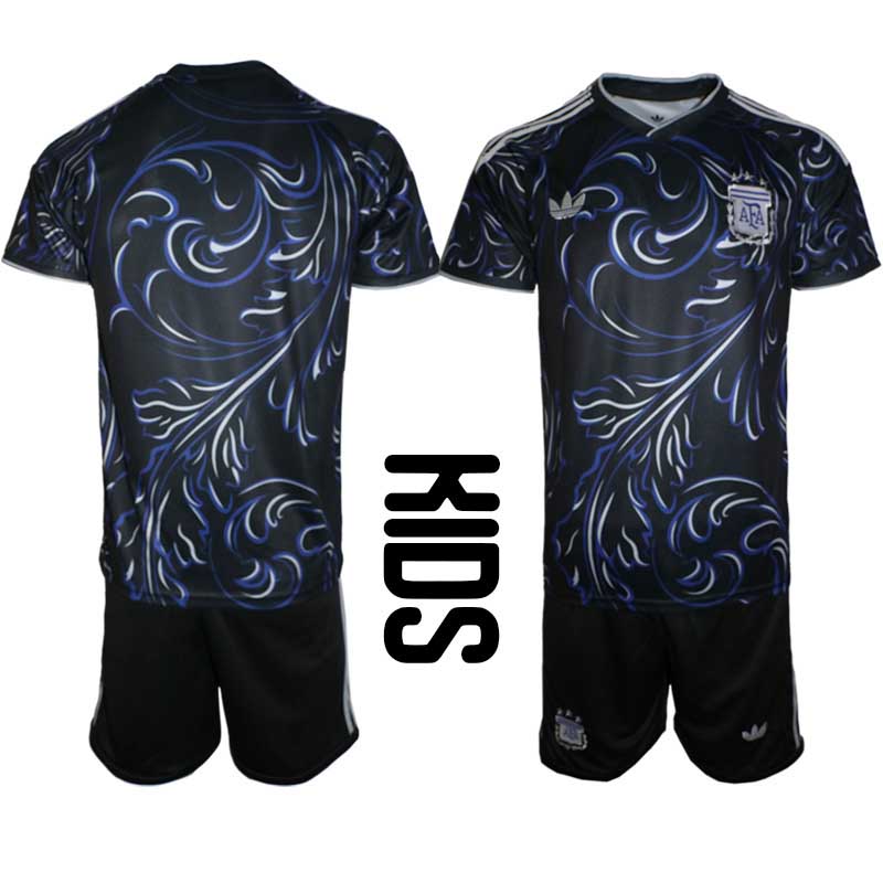 Argentina VM 2026 Bortaställ Barn – Fotbollsset Tröja + Shorts