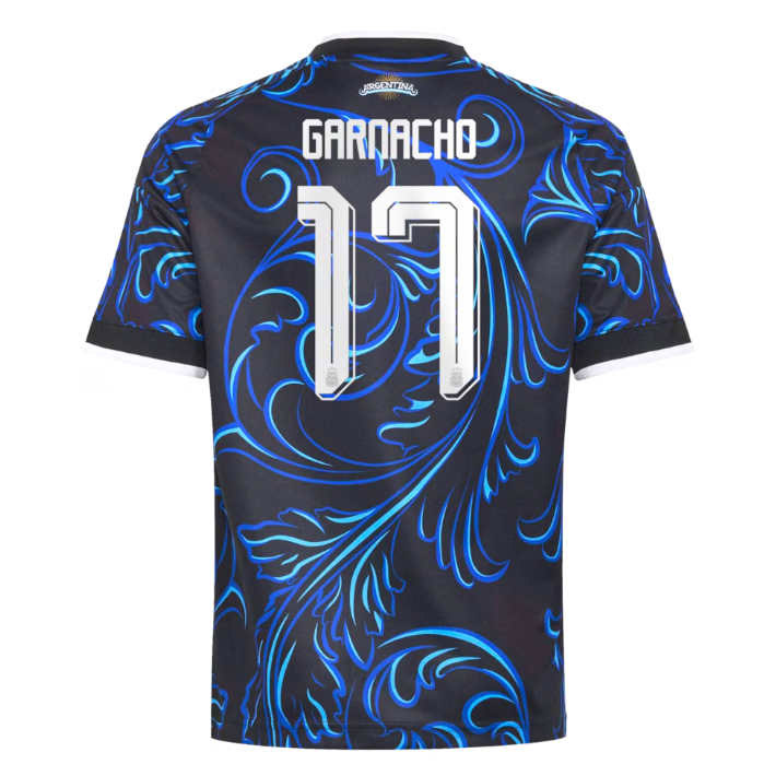 Argentina VM 2026 Bortatröja Alejandro Garnacho 17 Herr Fotbollströja