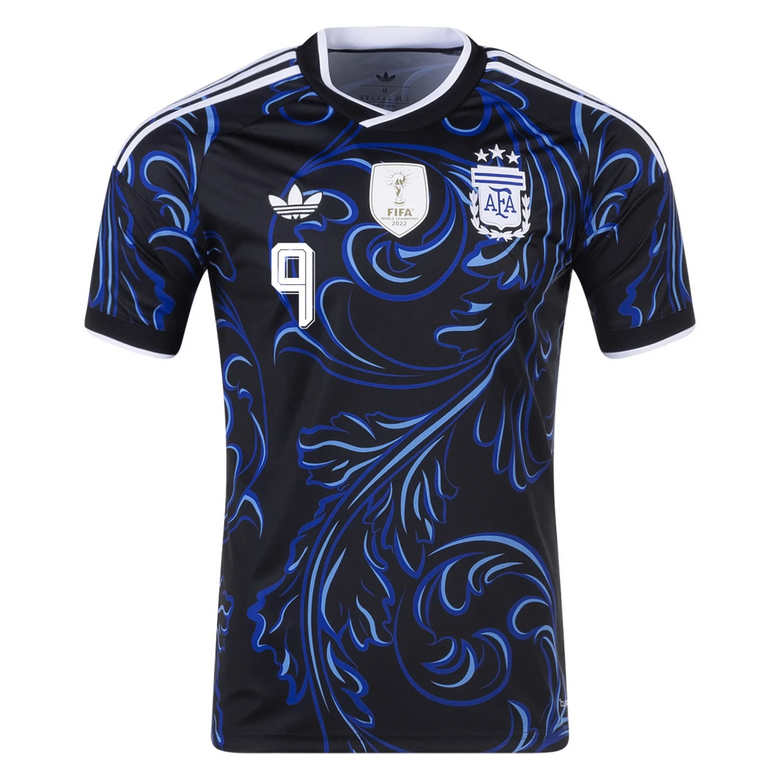 Argentina VM 2026 Bortatröja Herr Julián Álvarez #9 Kortärmad Fotbollströja