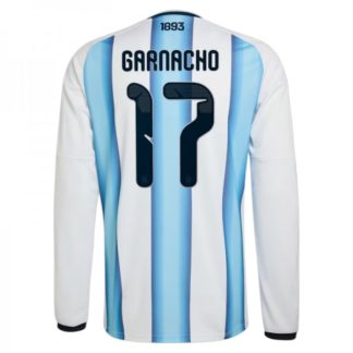Argentina VM 2026 Hemmatröja Herr – Alejandro Garnacho #17 Långärmad Fotbollströja