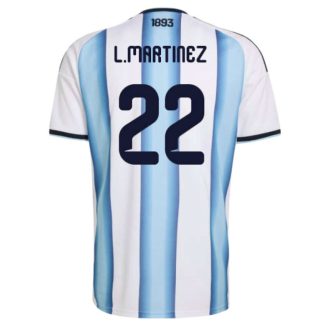 Argentina VM 2026 Hemmatröja Lautaro Martínez 22 Herr Fotbollströja
