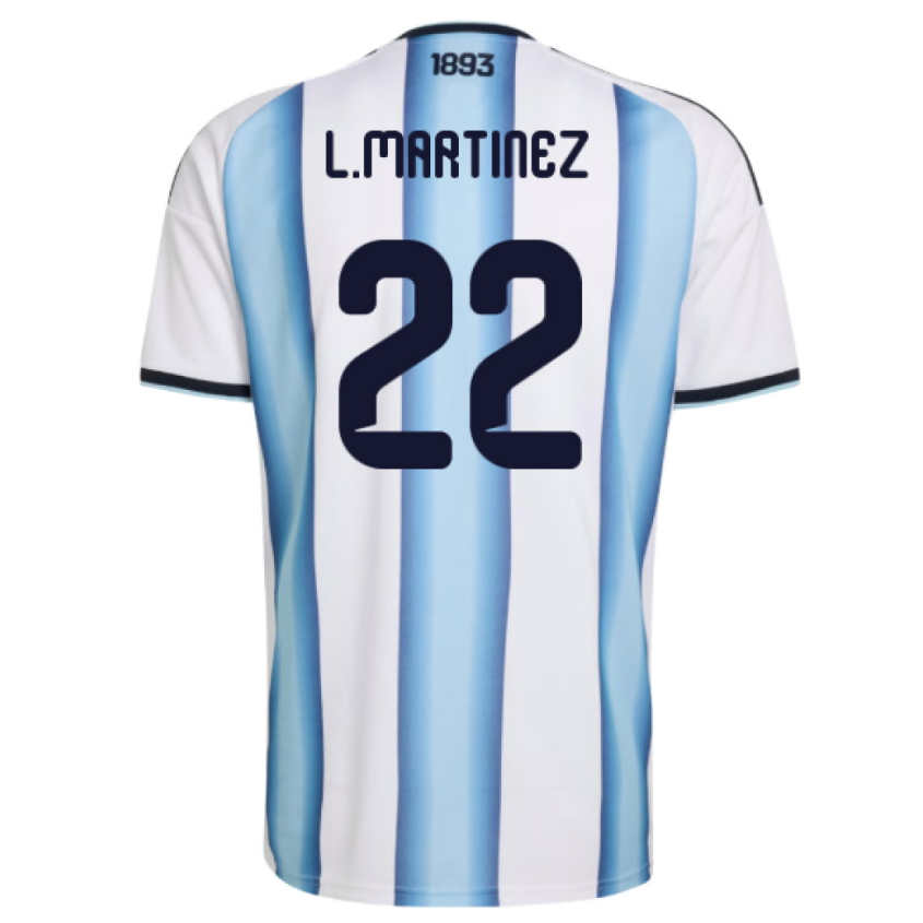 Argentina VM 2026 Hemmatröja Lautaro Martínez 22 Herr Fotbollströja