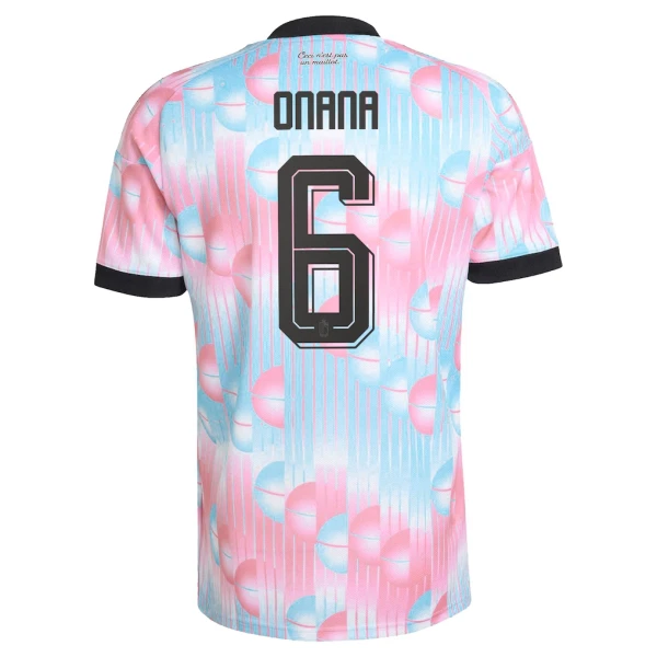 Belgien Bortatröja VM 2026 Herr – Amadou Onana #6 Fotbollströja
