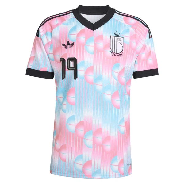 Belgien Bortatröja VM 2026 Herr – Malick Fofana #19 Fotbollströja