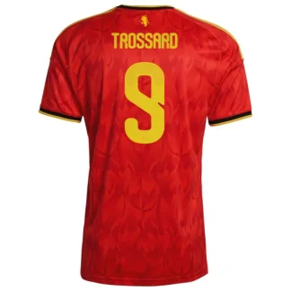 Belgien Hemmatröja VM 2026 Herr – Leandro Trossard #9 Fotbollströja
