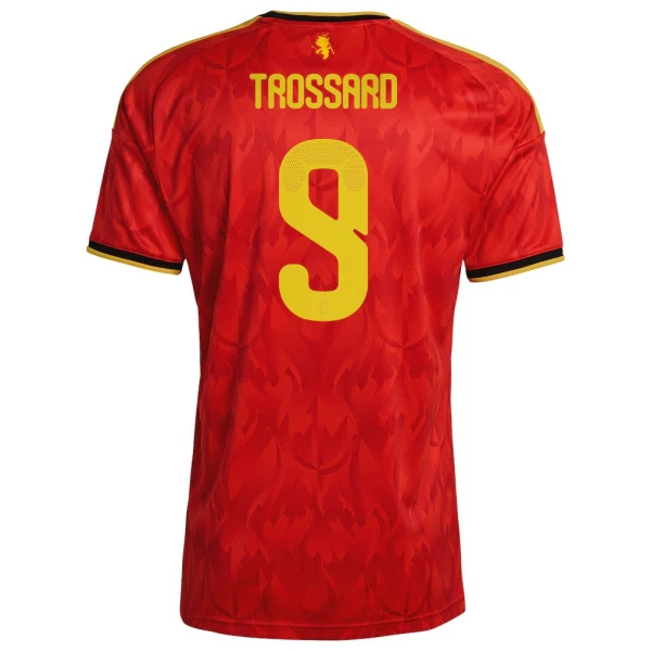 Belgien Hemmatröja VM 2026 Herr – Leandro Trossard #9 Fotbollströja