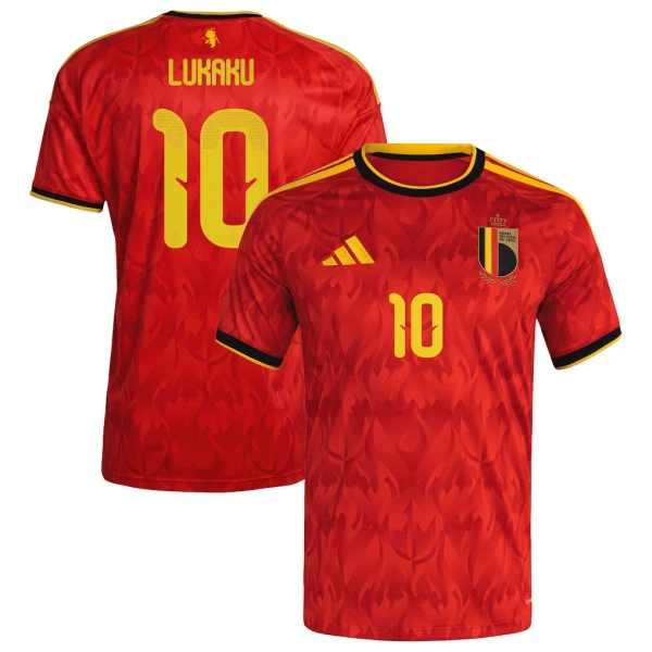 Belgien Hemmatröja VM 2026 Herr – Romelu Lukaku #10 Fotbollströja