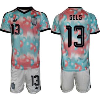 Belgien VM 2026 Bortatröja Herr – Matz Sels #13 Fotbollströja och Shorts Set