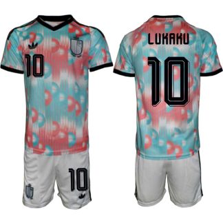 Belgien VM 2026 Bortatröja Herr – Romelu Lukaku #10 Fotbollströja och Shorts Set