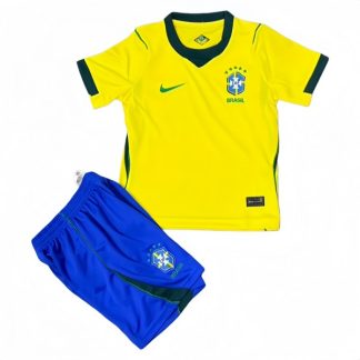 Brasilien Hemmaställ VM 2026 Barn – Fotbollströja & Shorts (Set)