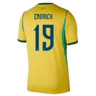 Brasilien Hemmatröja VM 2026 Herr – Endrick #19 Fotbollströja