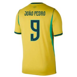 Brasilien Hemmatröja VM 2026 Herr – João Pedro #9 Fotbollströja