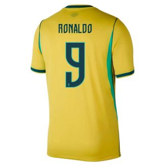 Brasilien Hemmatröja VM 2026 Herr – Ronaldo Nazário #9 Fotbollströja
