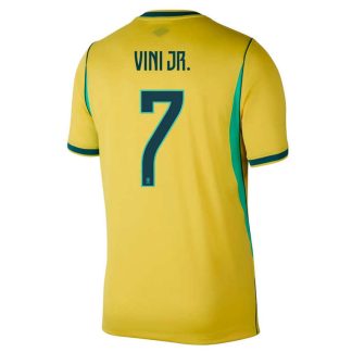 Brasilien Hemmatröja VM 2026 Herr – Vinícius Júnior #7 Fotbollströja
