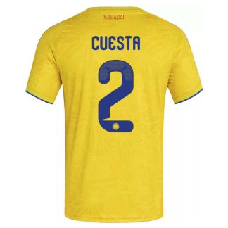 Colombia Hemmatröja VM 2026 Herr – Carlos Cuesta #2 Fotbollströja
