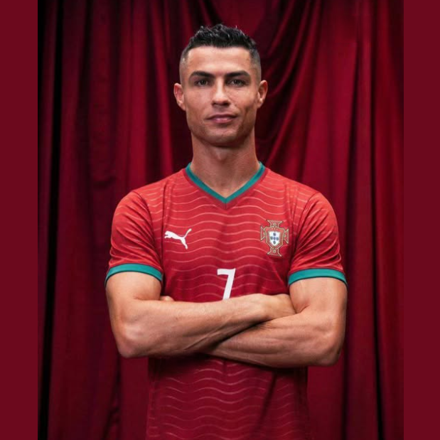 Cristiano Ronaldo 7 Portugal Bortatröja VM 2026 Herr Fotbollströja