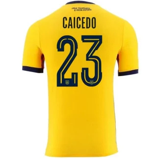 Ecuador Hemmatröja VM 2026 Herr – Moisés Caicedo #23 Landslagströja
