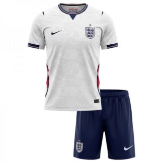England Hemmaställ VM 2026 Barn – Fotbollströja & Shorts (Set)