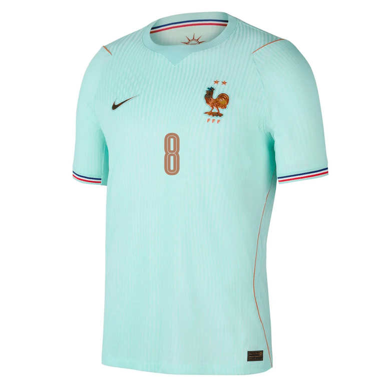 Frankrike Bortatröja VM 2026 Herr – Aurélien Tchouaméni #8 Fotbollströja