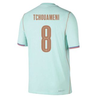Frankrike Bortatröja VM 2026 Herr – Aurélien Tchouaméni #8 Fotbollströja