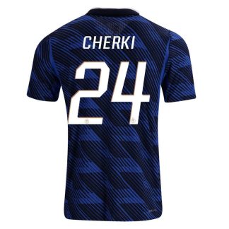 Frankrike Hemmatröja VM 2026 Herr – Rayan Cherki #24 Fotbollströja