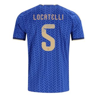 Italien Hemmatröja VM 2026 Herr – Manuel Locatelli #5 Fotbollströja